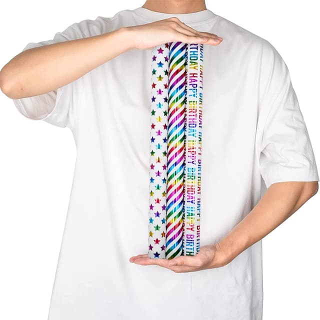 Thumbnail 3 de DOJoykey Gift Wrapping Paper Roll 17in