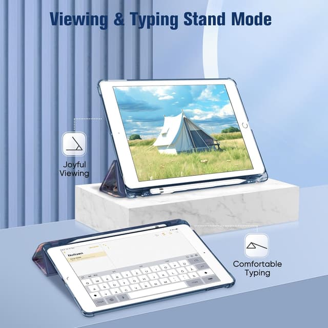 Detalle de FINTIE Hülle fürs iPad 10,2 Zoll mit Stifthalter