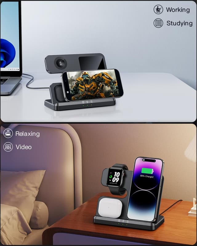 Thumbnail 5 de JARGOU 3-in-1 Wireless Charging Station for iPhone 17 Pro Max