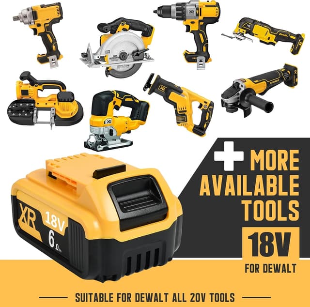 Thumbnail 1 de DeWalt DCB182 18V 6.0Ah replacement battery
