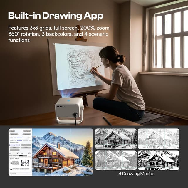 Thumbnail 2 de Caydo P3 Art Projector for Drawing