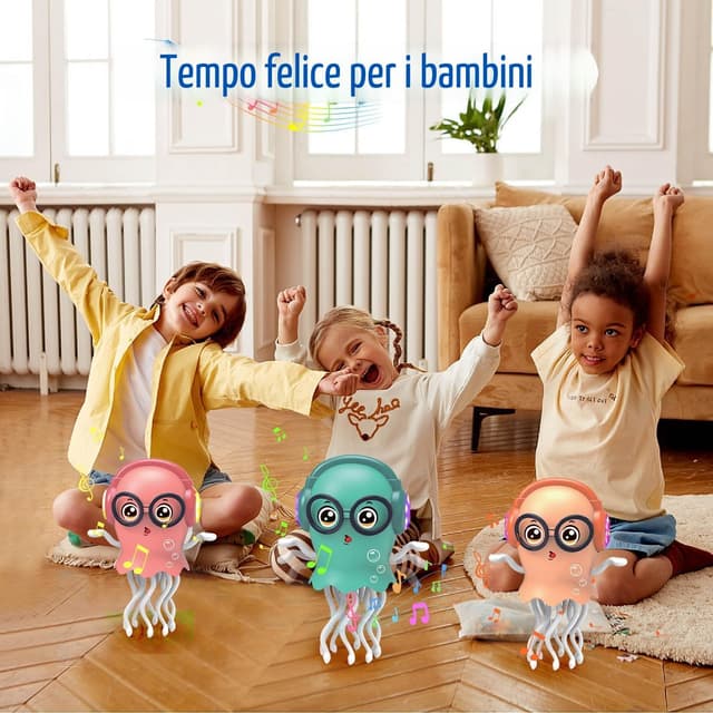 Thumbnail 6 de Zonopy medusa elettrica danzante per Tummy Time: luci, suoni e movimento con Bump&Go