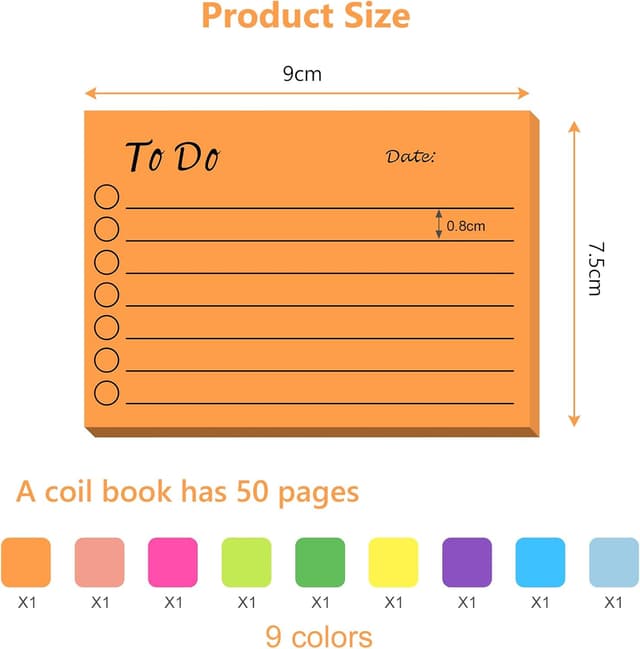 Detalle 2 de Vicloon To Do Liste 450 Blatt 📝