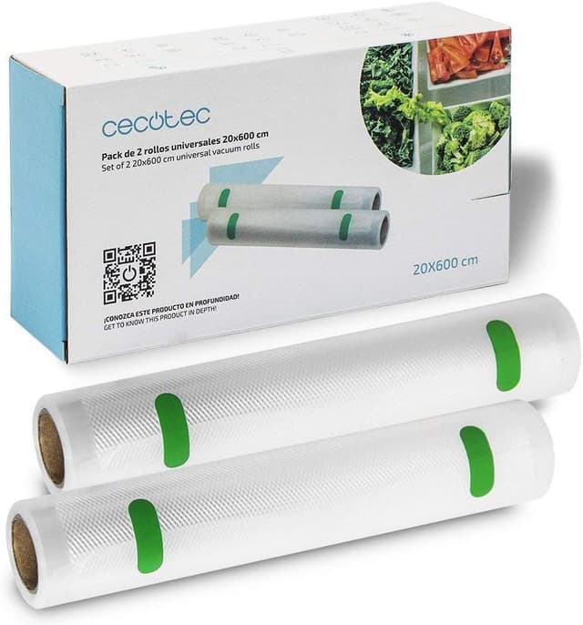 Imagen de Cecotec Pack 2 Rollos 20x600 cm en OfertitasTOP