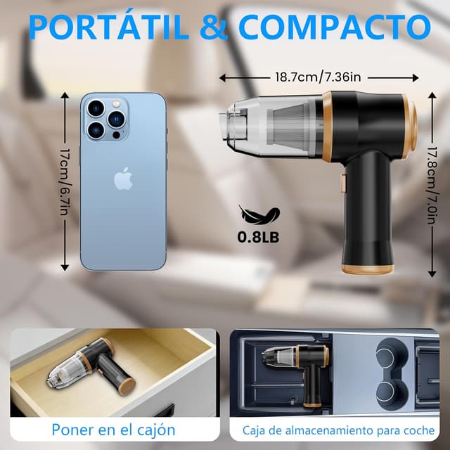 Thumbnail 4 de BELIBUY Mini Aspiradora 15000 Pa