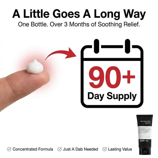 Thumbnail 5 de Anthony After Shave Balm for Men Cooling & Hydrating Lotion (Aloe, Vitamins A/C/E) — 3 fl oz