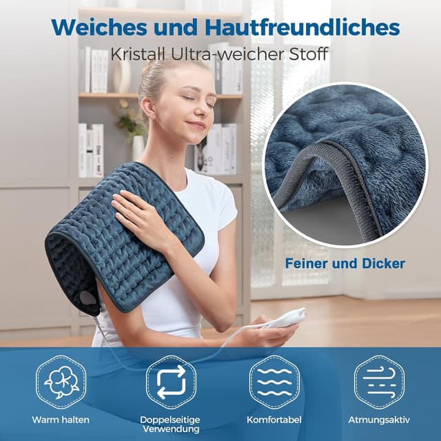 Detalle 2 de Mowend Heizkissen 30x60 cm Wärmekissen