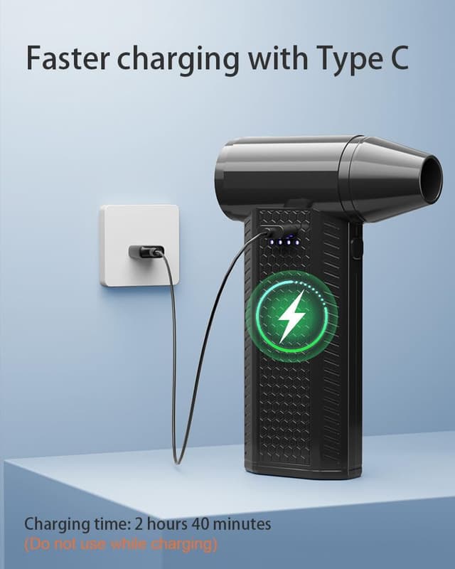 Thumbnail 4 de Compressed Air Duster 130000RPM Cordless