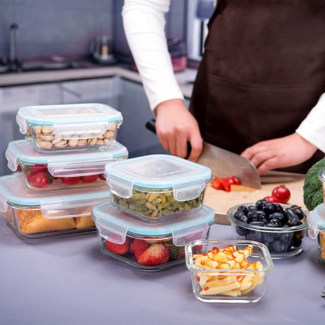 Thumbnail 6 de AILTEC 18-Piece Glass Food Storage Containers