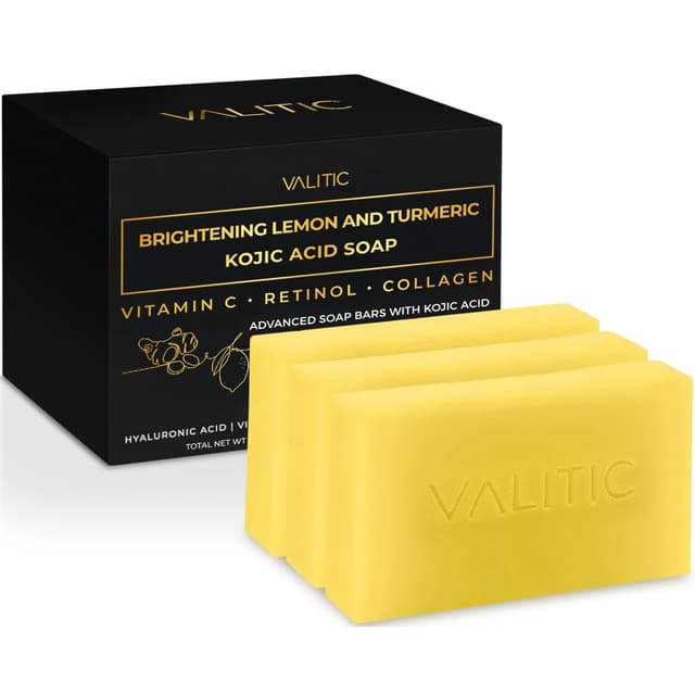 Detalle de Valitic Lemon Turmeric Kojic Soap 3 Pack