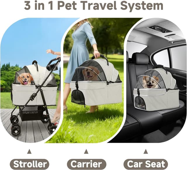 Thumbnail 5 de AODI Pet Stroller for Small Dogs and Cats