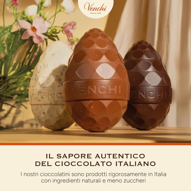 Thumbnail 6 de Venchi Uovo di Cioccolato al Cocco e Chocobiscuit (150 g) senza glutine, con sorpresa