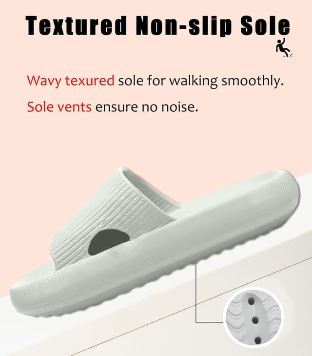 Detalle de Coswind Ciabatte Nuvola in EVA per mare e doccia, antiscivolo e morbidezza Coswind “Nuvola”