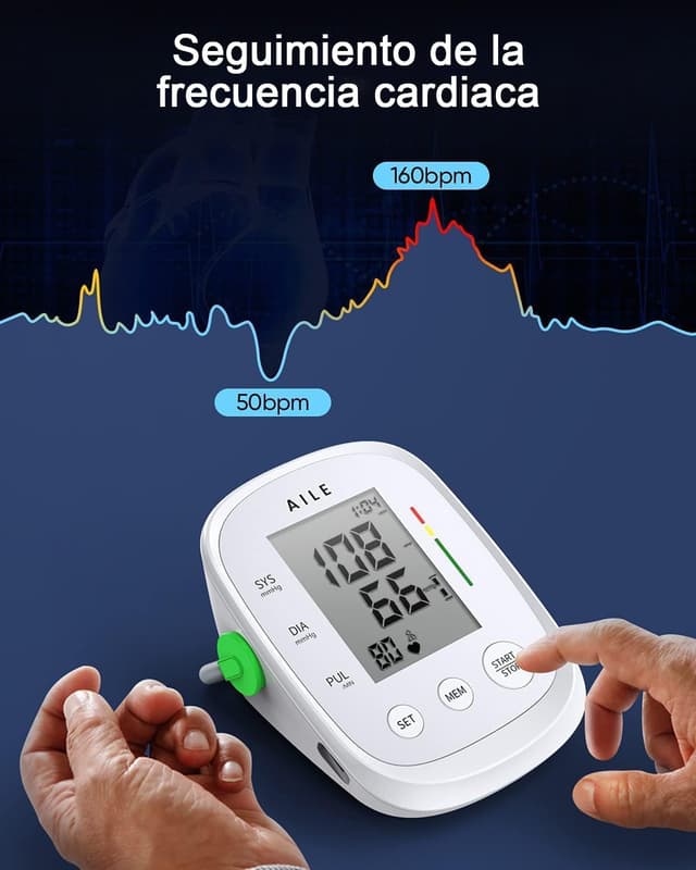 Thumbnail 4 de AILE Tensiómetro de Brazo Digital 22–42 cm