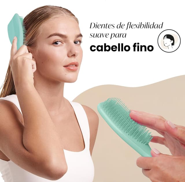 Thumbnail 2 de Tangle Teezer Ultimate Detangler para cabello fino y frágil, verde azulado