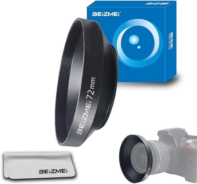 Imagen de 72mm Metall-Streulichtblende Weitwinkel en OfertitasTOP