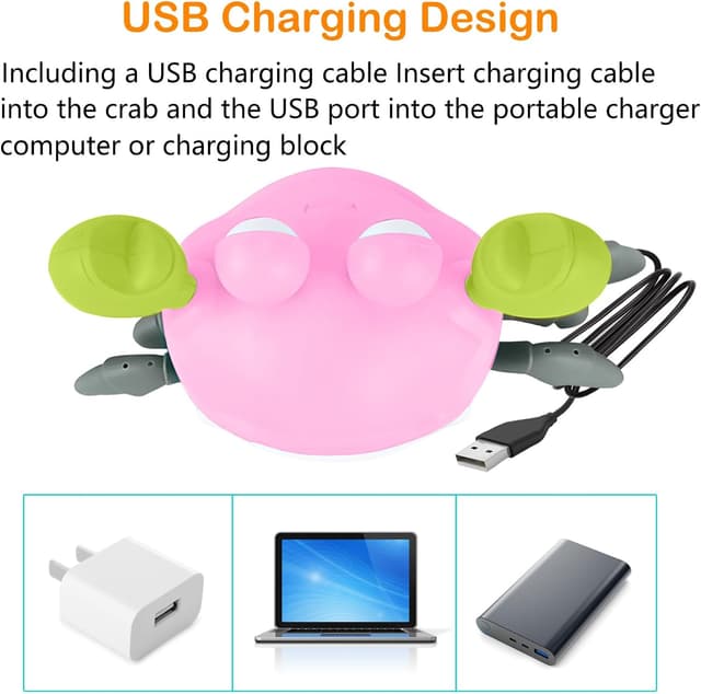 Detalle 2 de Plnmlls Crawling Crab Baby Toy with Music 36 Months