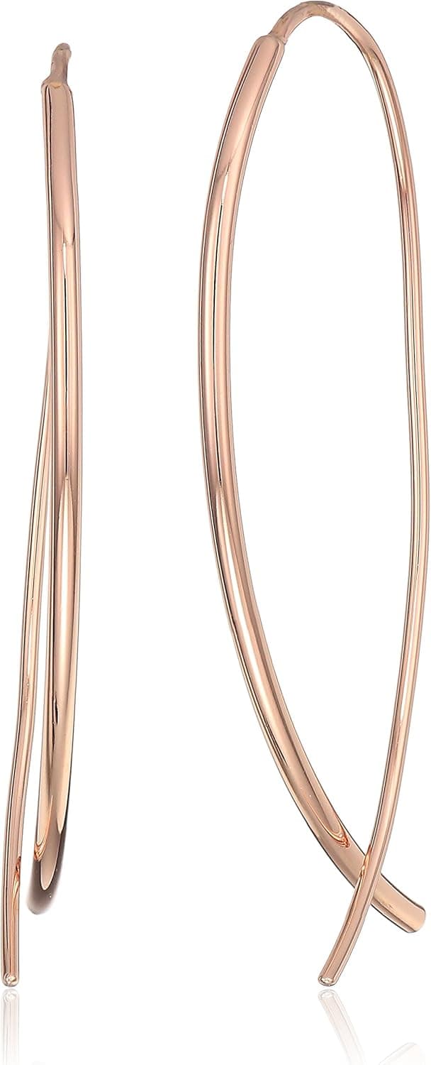 Imagen de Amazon Essentials 14k Rose Gold Plated Threader Earrings en OfertitasTOP
