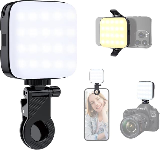 Imagen de 64 LEDs Selfie Light 2000mAh clip-on en OfertitasTOP