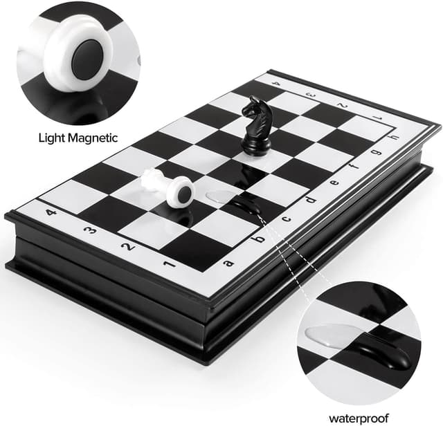 Detalle 1 de Magnetic Travel Chess Set 9.5 Inch ♟