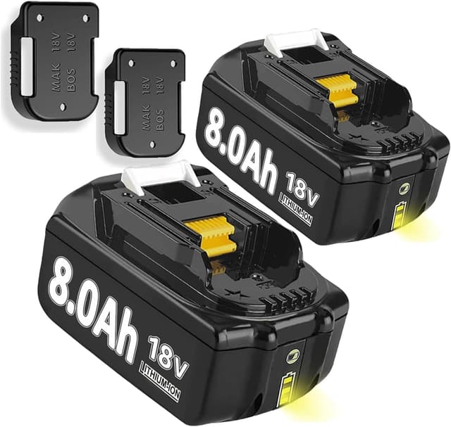 Detalle de 18V Ersatzakku 2X 8,0Ah für Makita LXT