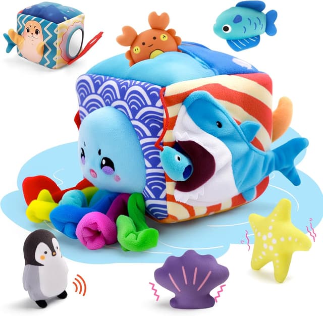 Detalle de SAIMAND Ocean Sensory Box Toy 5 plush