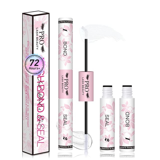 Detalle de PROLASHBEAUTY Lash Cluster Glue (Clear Bond & Clear Seal) 10ml