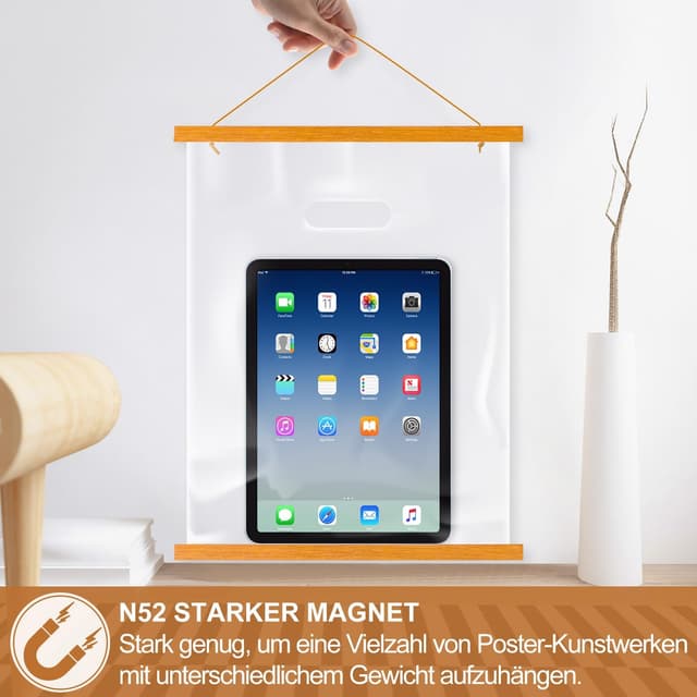 Detalle 2 de Ywlake A3 Posterleiste 30,5 cm Teak