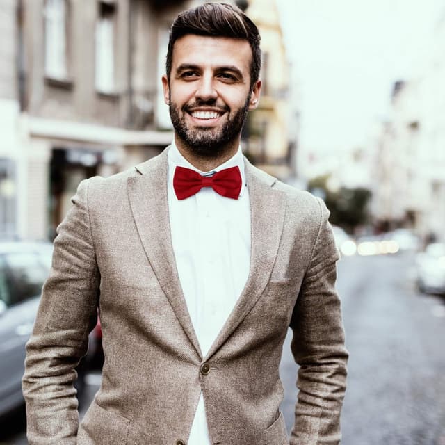 Thumbnail 4 de DonDon Set 6 papillon uomo 12 x 6 cm