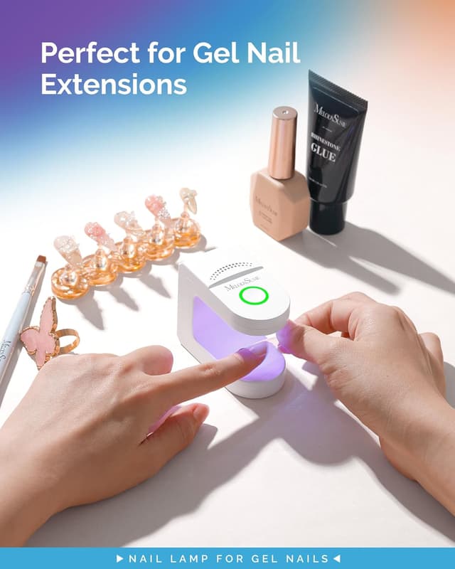 Thumbnail 5 de MelodySusie P-ART04G cordless UV nail lamp 2 timers 💅