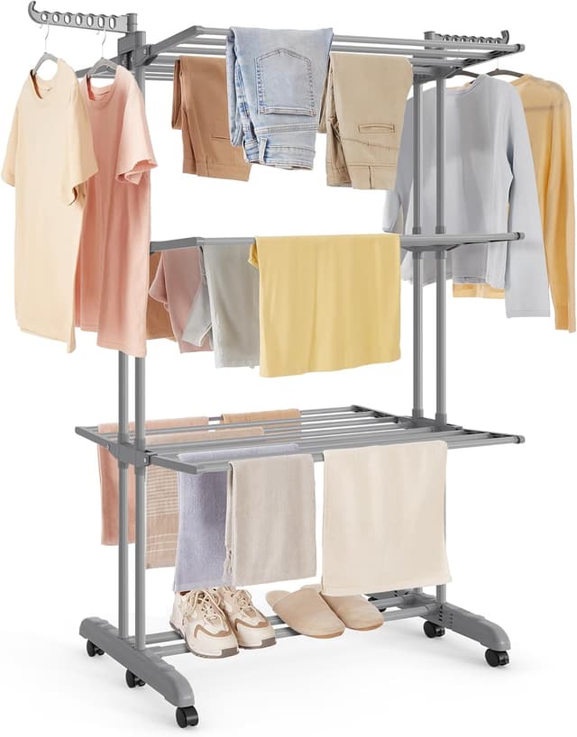 Detalle de SONGMICS Stendibiancheria 4 livelli 41 kg