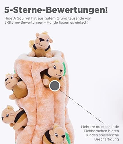 Thumbnail 1 de Outward Hound Hide A Squirrel - Juguete peluche para perros 🐿
