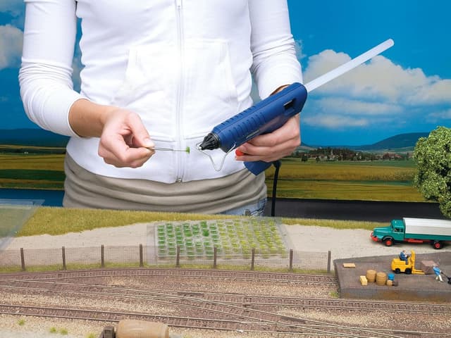 Detalle 2 de NOCH Grasbüschel XL „blühend“ – Modellbau-Deko für H0, TT, N und Z, 9 mm