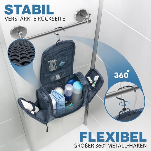 Detalle 2 de TRABONA TRABONA Kulturbeutel mit Aufhänger