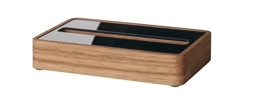 Detalle de Porte-cartes SIGEL VA200 en bois de chêne, 30 cartes ⚙