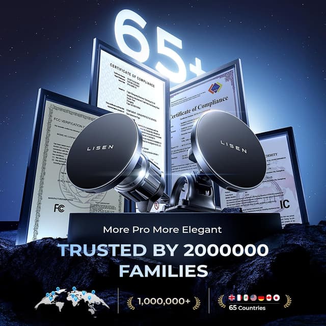 Thumbnail 4 de LISEN MagSafe Autohalterung 15W Ladegerät fürs iPhone