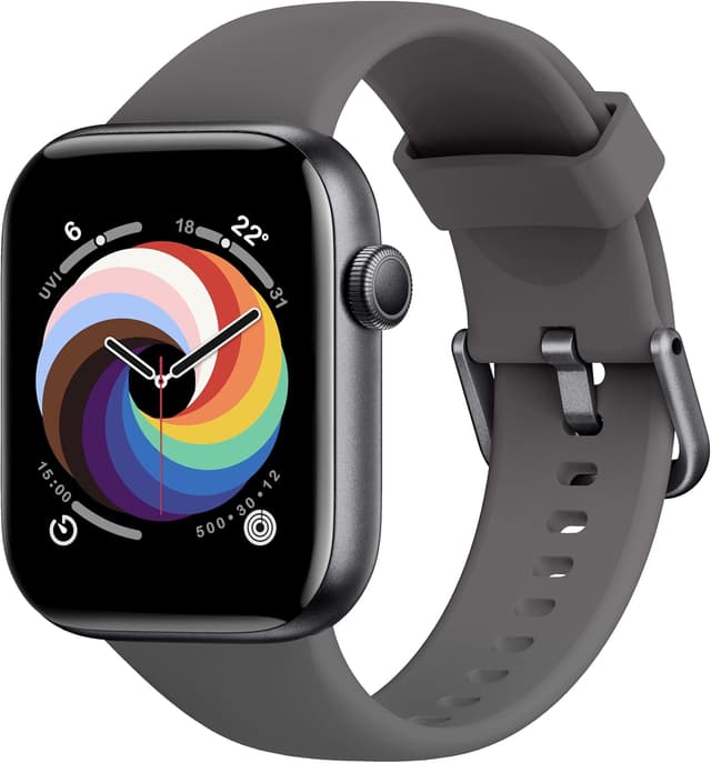 Detalle 2 de AcclaFit Montre connectée homme/femme avec appels Bluetooth, écran 1,85" HD et capteurs cardio