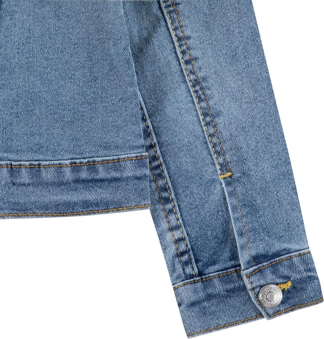 Thumbnail 2 de Levi's Stretch Trucker Jacket para Niñas, Azul 👖 6 años