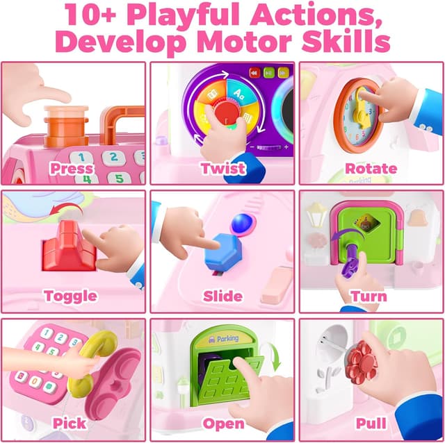 Detalle 2 de Talkfun Montessori Musical Toy for 1-Year-Old Girl