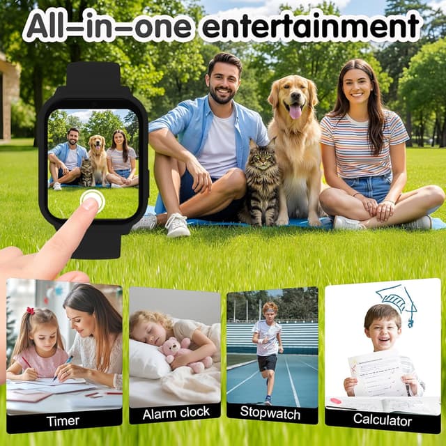 Detalle de Kids Smart Watch with Sports (1.8'' HD) – IP68 Activity Tracker for Boys and Girls