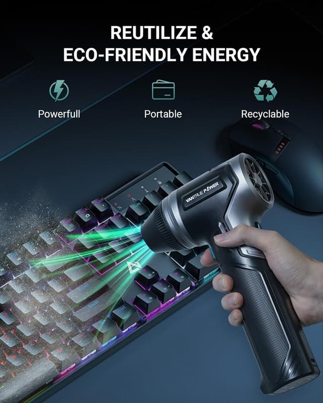 Detalle de VANTRUE POWER Electric Air Duster 28.22 oz