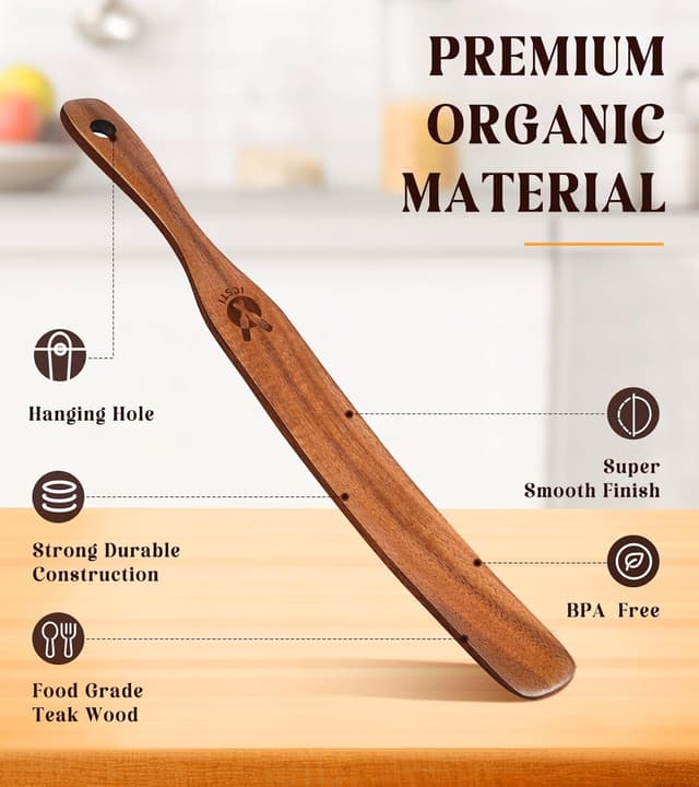 Detalle de Skinny Spurtle for Sourdough Mixing ⚙