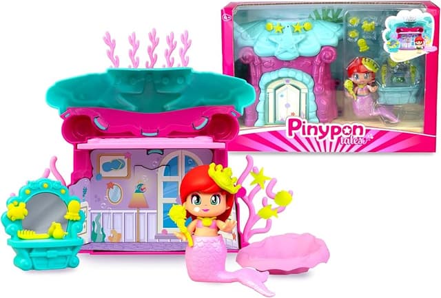 Detalle de Famosa Pinypon Casa del Mar Sirenita, 1 figura