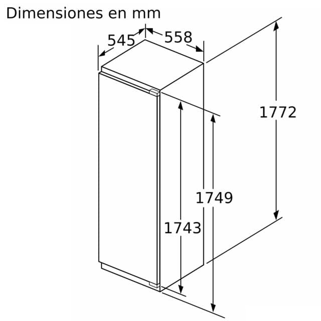 Thumbnail 1 de Siemens GI81NACE0 congelador integrable vertical
