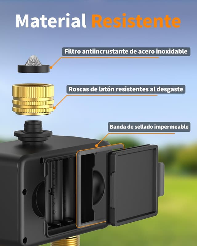 Thumbnail 2 de Diivoo Programador Riego WiFi 2 Zonas