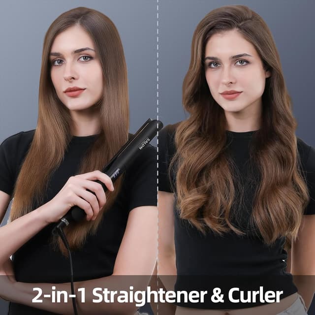 Detalle de Dekuri 2 in 1 hair straightener 120-230℃