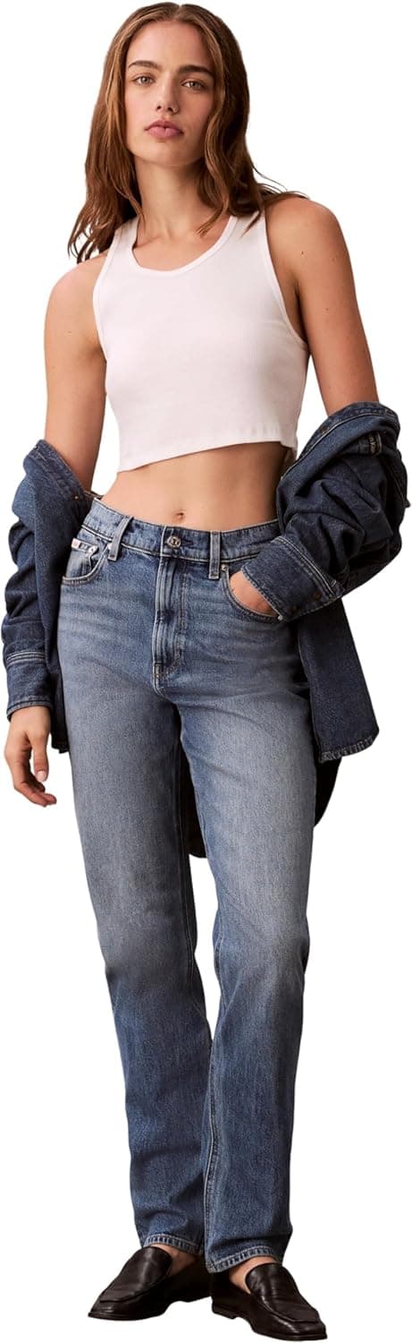 Detalle 2 de Calvin Klein women’s jeans: a sustainably produced everyday staple