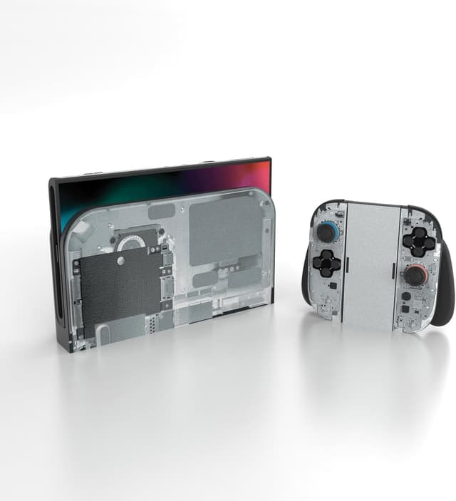 Detalle de playvital Full Set Protective Skins for Nintendo Switch 2 (Customized Vinyl Decal Wrap) with Dock & Hand Grips