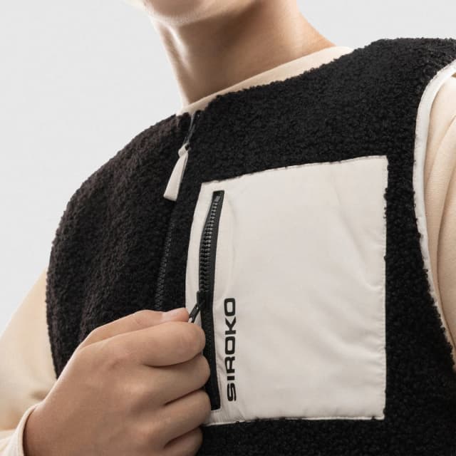 Thumbnail 1 de Siroko Chaleco reversible niño sherpa acolchado