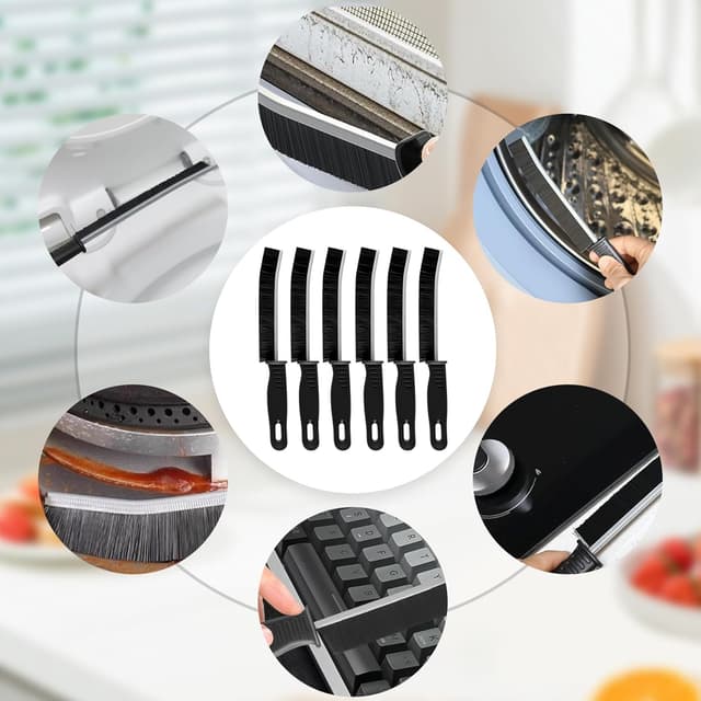 Thumbnail 5 de NXPUXP NXPUXP 6 Stück Hartborsten Eckenreinigungsbürste 22 cm 🧽